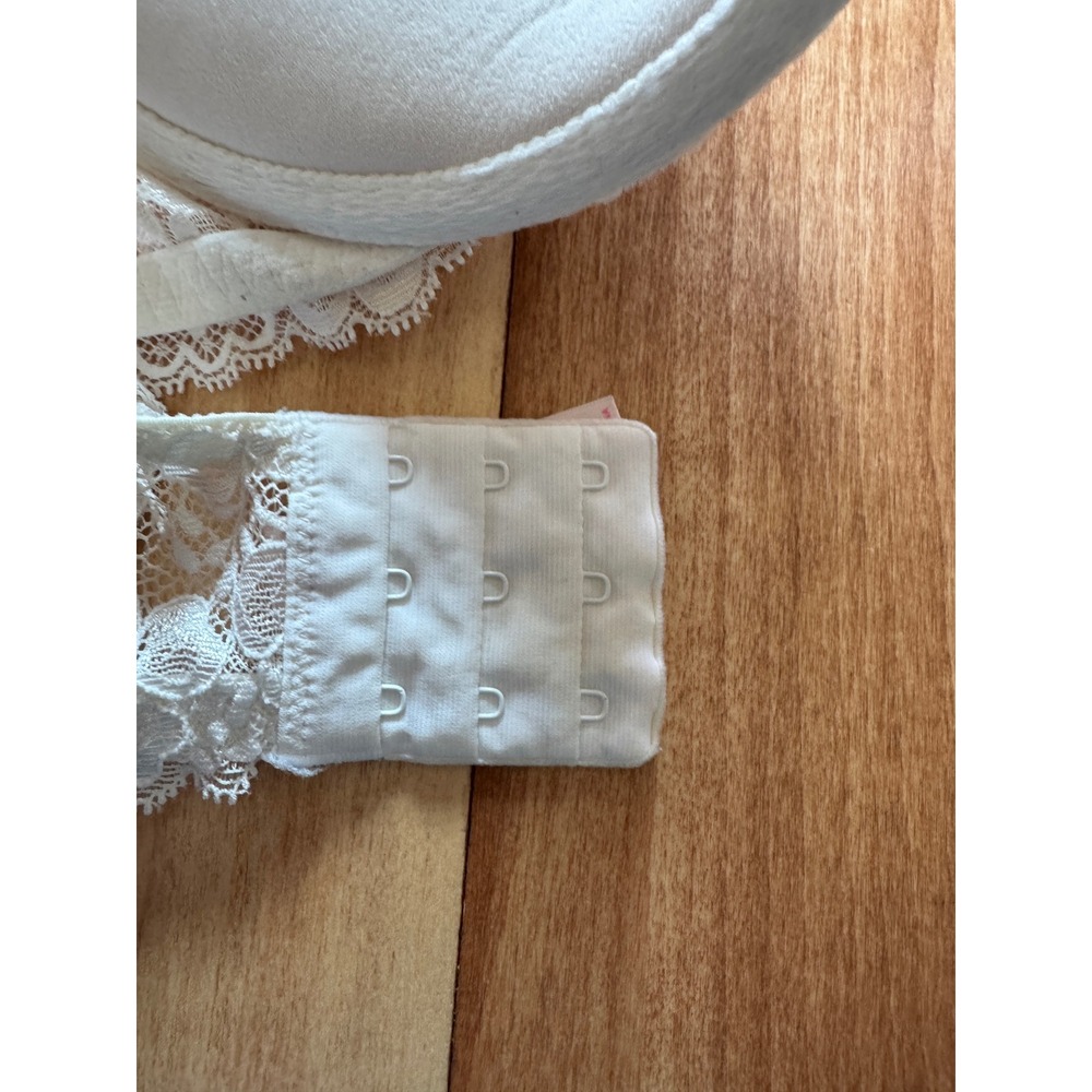 Victorias Secret Dream Angels Push-Up Bra 38D White Lace Underwire Padded‎ - Picture 5 of 5